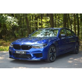 Накладка сплиттер на передний бампер на BMW M5 F90